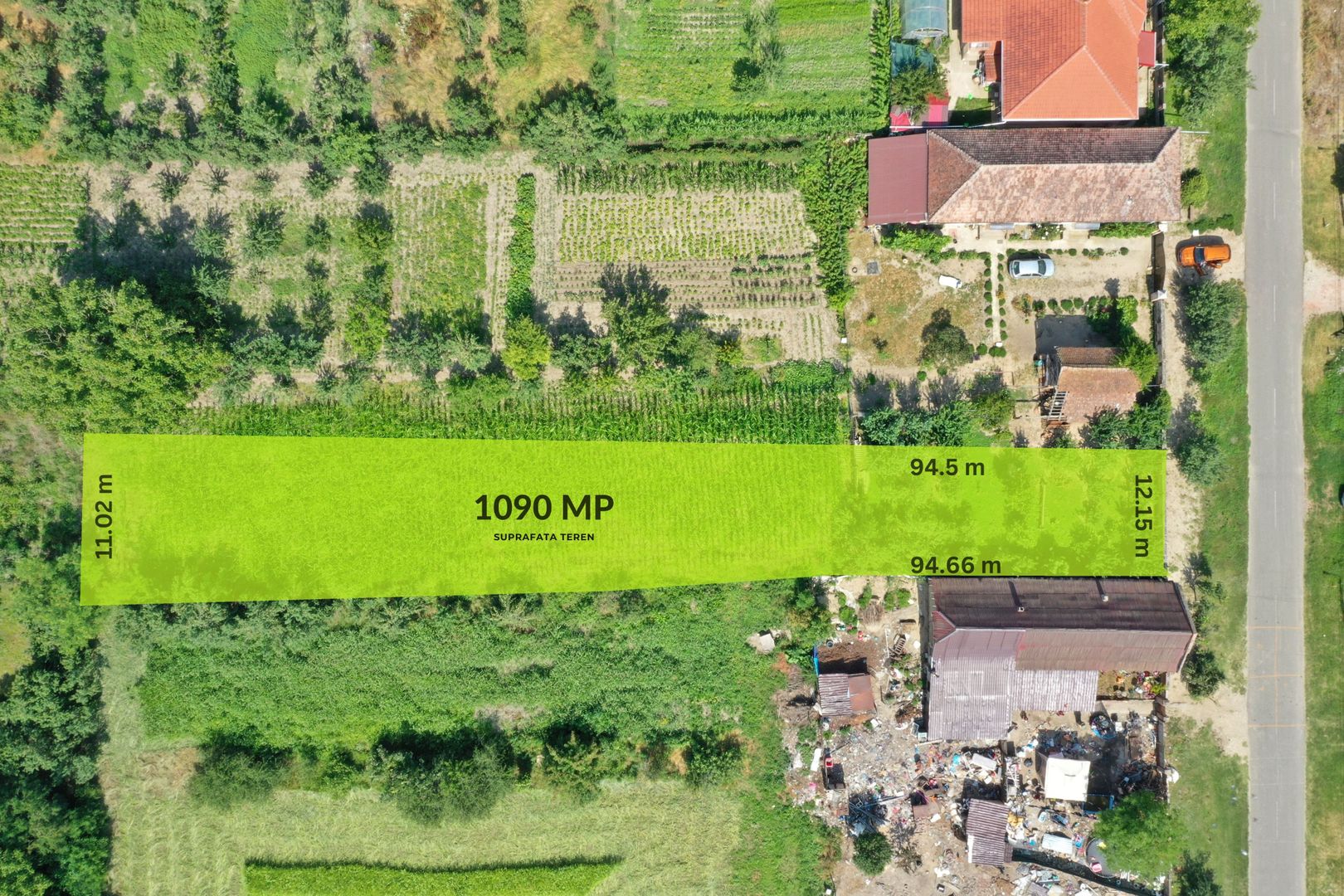 Intravilan | 1090mp-Toate Utilitatile | Aproape de Primarie-Comision 0 - Poză 2