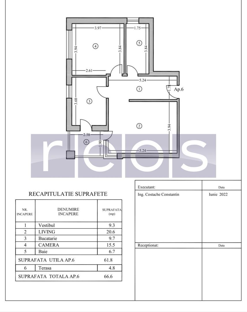 VANZARE 2 CAMERE | DECOMANDAT | BLOC 2020| ZONA UNIRII - Poză 3