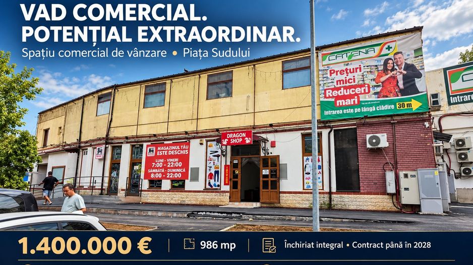 Oportunitate de Investiție: Spațiu Comercial „High-Yield” – P. Sudului - Poză 1