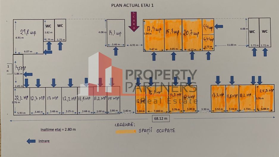 Spatii pentru birouri si depozitare, clasa A - Schiță 4