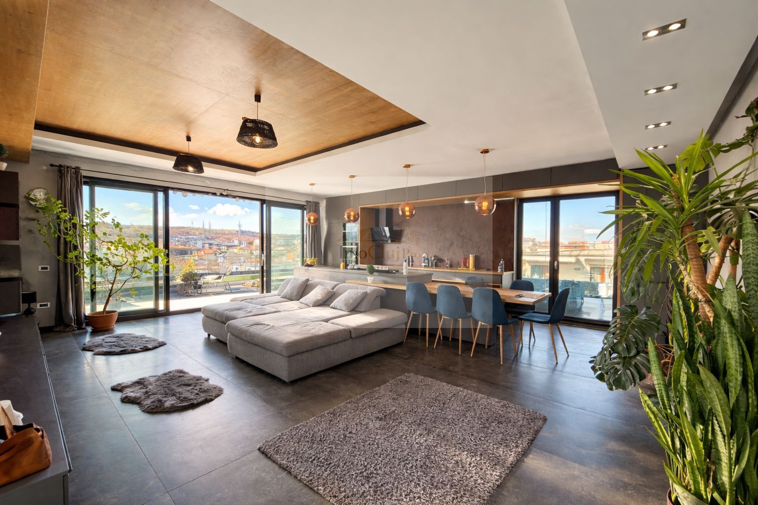 Penthouse 120 mp Borhanci | View panoramic | 2 parcări - Poză 1