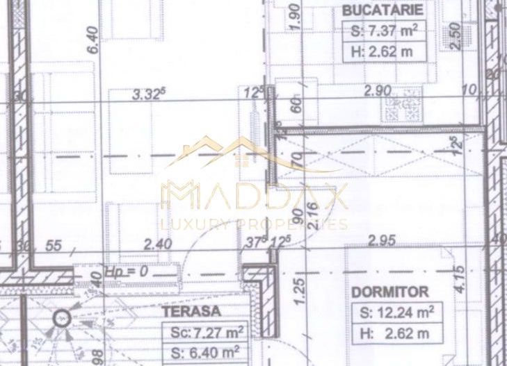 Apartament tip studio / 44.68 mp //zona Aviatiei - Schiță 17