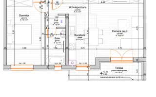 Apartament nou cu 2 camere Decomandat. Clima. Loc de parcare - Schiță 11
