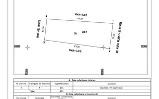 Teren intravilan 673mp | Toate utilitățile | Mihail Kogalniceanu - Schiță 6