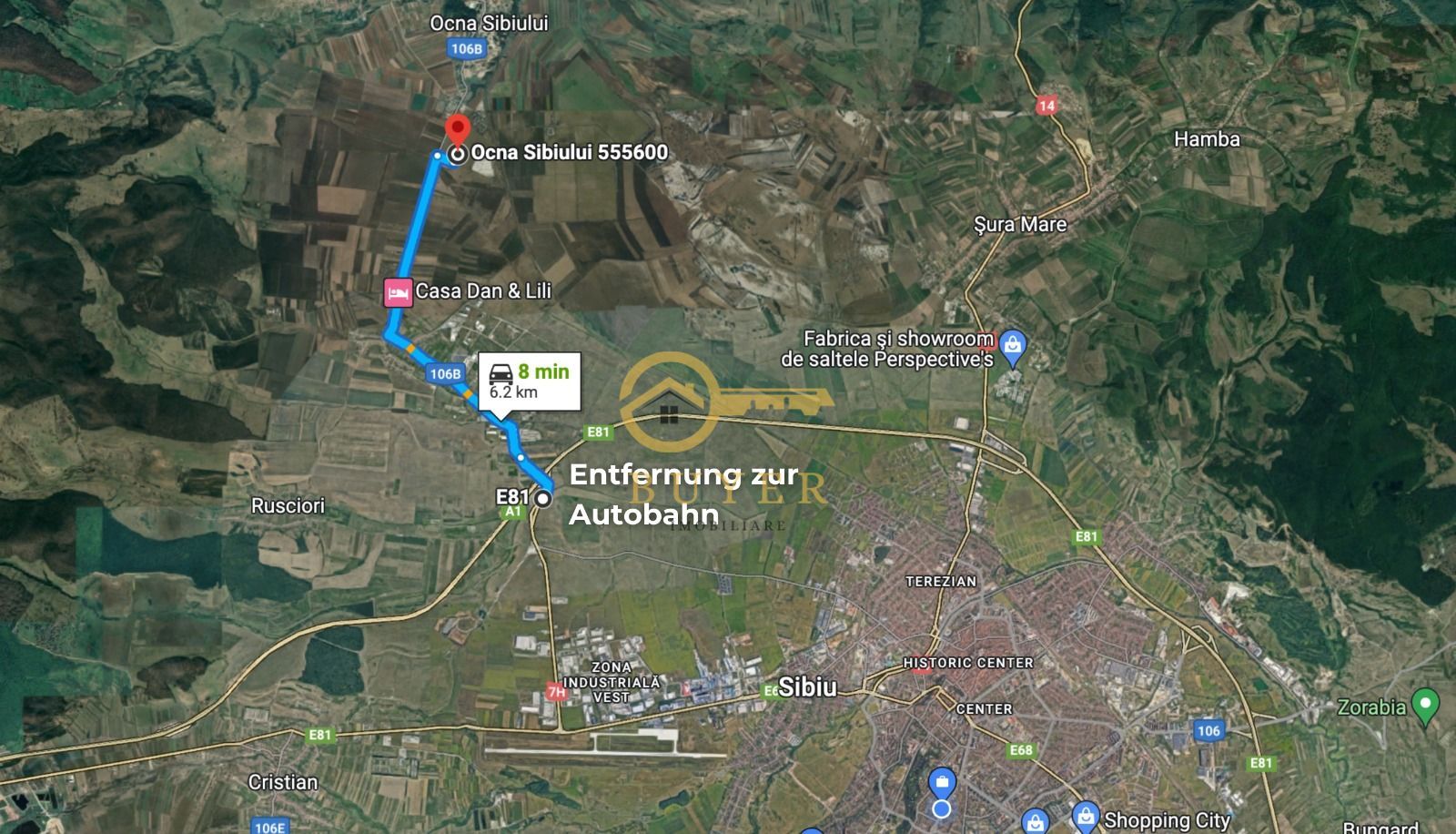 Teren intravilan cu PUZ aprobat pt hale industriale- Zona Sura Mica - Poză 2