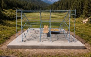 Structură A Frame modernă pentru case premium și Airbnb - 2 CAM - Poză 17