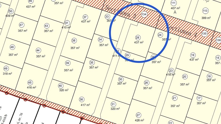 Super teren intravilan cu 2 fronturi in Micalaca Parcela 28 - Poză 2