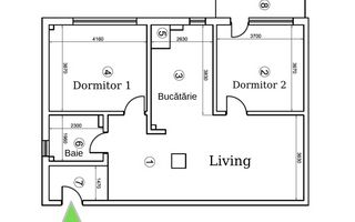 [Exclusiv] Apartament 3 camere 77 mp, în Gruia, cu garaj - Poză 21