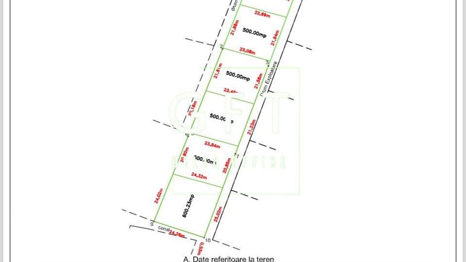 Teren intravilan 3100 mp-parcelabil-utilitati-ideal casa P+2E-Viisoara - Poză 3