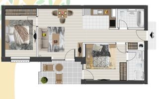3 camere zona Lipovei etaj 2 BLOC NOU - Poză 8