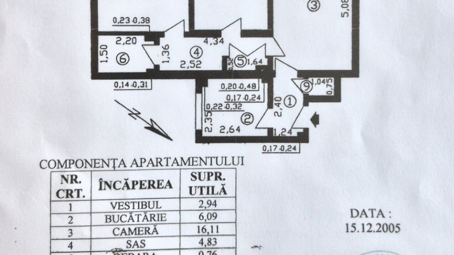 Apartament cu 3 camere 70,28 mp - piata Iancului - Poză 18
