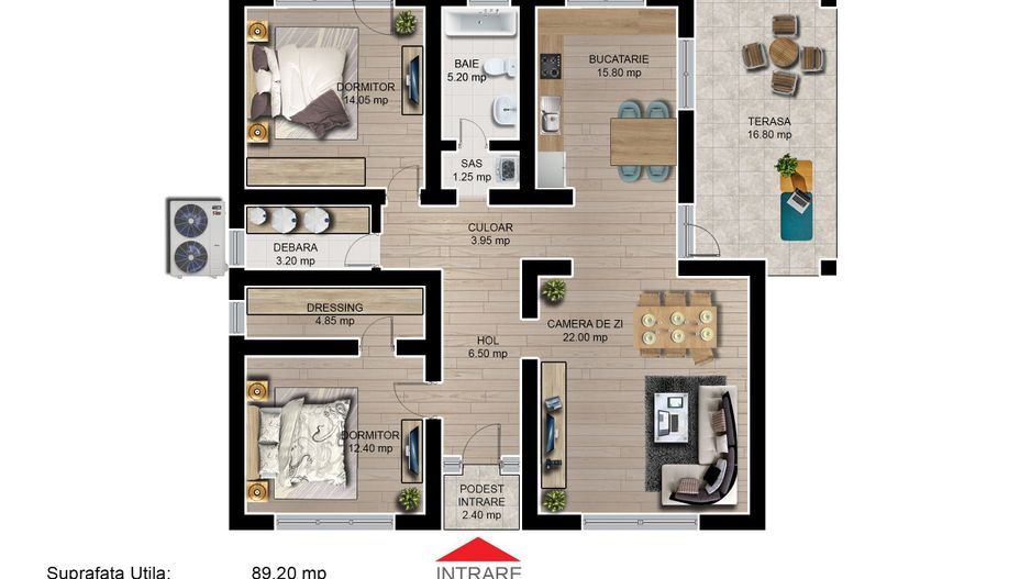 Casa individuala 3 camere finalizata/intabulata Cartier Izvor Tarlungeni Brasov - Poză 7