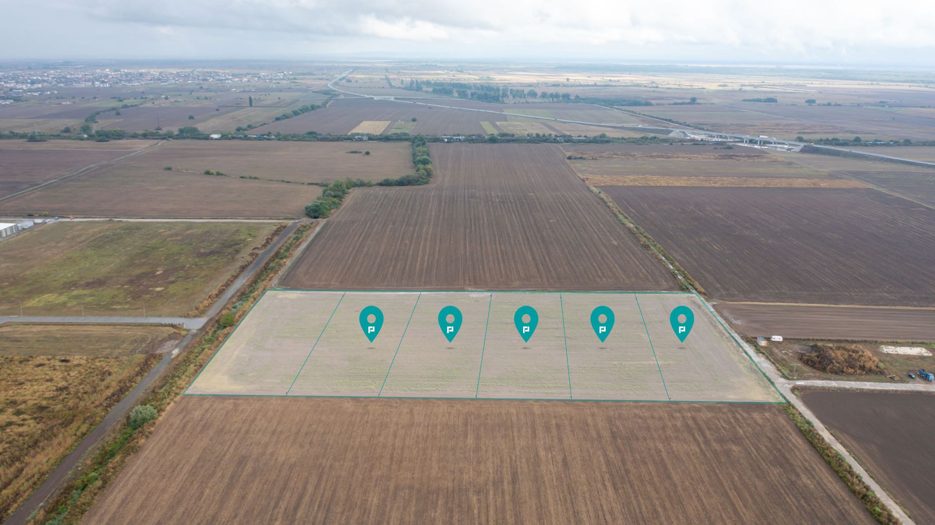 Teren Industrial Zona Șagului- 35eur mp - Poză 3