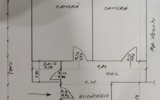 CASA 65 MP LA CURTE COMUNA CU TEREN 650 MP ZONA FRATELLI - Poză 12