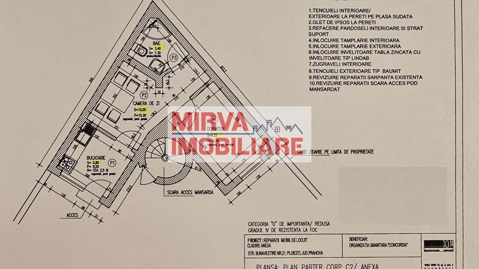 2 Vile Interbelice | Zonă Centrală | Renovate Integral 2024 - Schiță 72