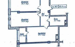 Vânzare, apartament, 1 cameră, str. Nicolae Dimo, Durlești. - Poză 2
