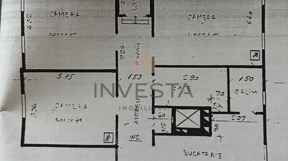 Apartament 94 mp langa Parcul Central! - Schiță 8