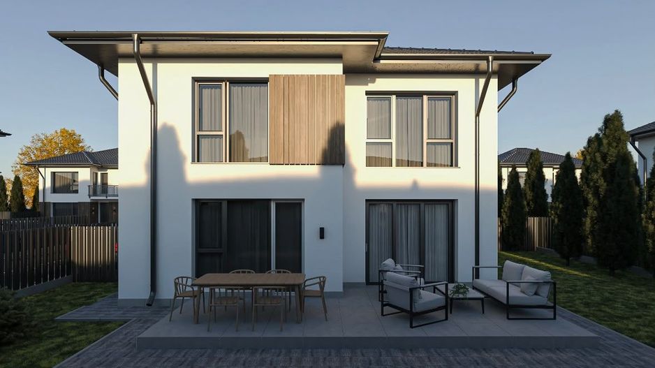 Panouri fotovoltaice! Vila construita cu etaj si spatii depozitare - Poză 2