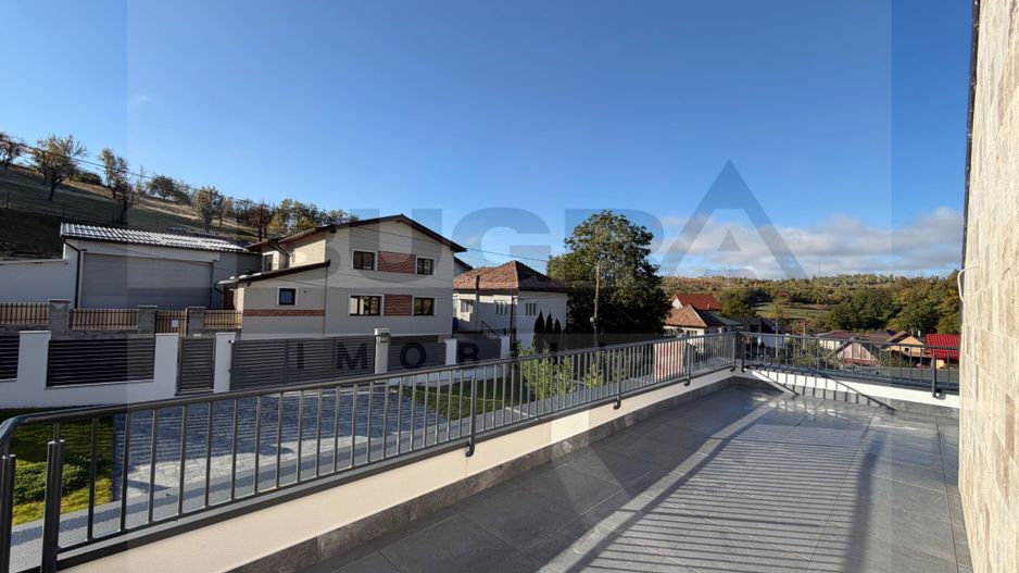 Casa cu arhitectura moderna 200mp, teren 800mp, Rooftop, zona Feleacu - Poză 17