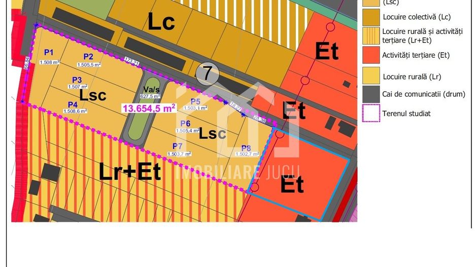 Teren de închiriat DN1 4.233 mp – UTR Et – Jucu de Mijloc 60m front - Poză 2