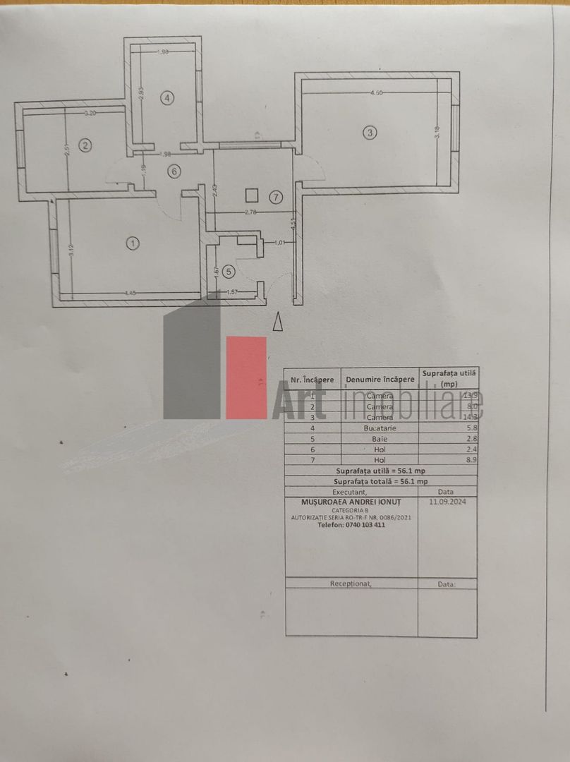 Vânzare apartament 3 camere Uioara-Huedin - Poză 19