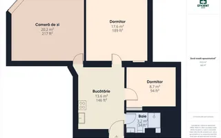 Apartament la casă cu 3 camere, Zonă Centrală - Timișoara - Poză 14