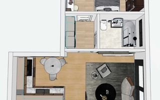 AP. 2 CAMERE DAMAROAIA, LOC PARCARE, BLOC NOU, BOXA SUBSOL, COMIS 0% - Schiță 8