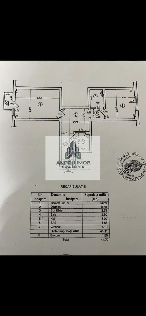 Apartament 2 camere/ 1 Decembrie 1918/Liviu Rebreanu - Poză 9