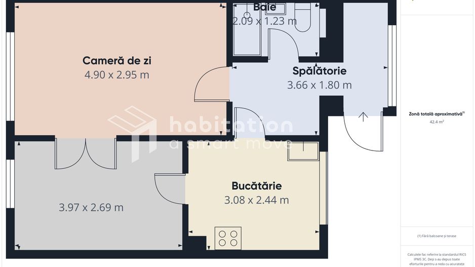 Tur virtual: 2 camere, primitor, in zona Centrala - Universitate - Poză 28