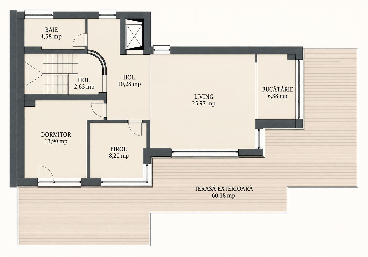 Apartament PREMIUM cu curte, terasă și lift cu acces direct în living - Poză 51