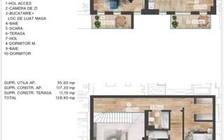 De vanzare Duplex de Lux cu 3 Camere în Belvedere Residence – Oportunitate Rară - Poză 16