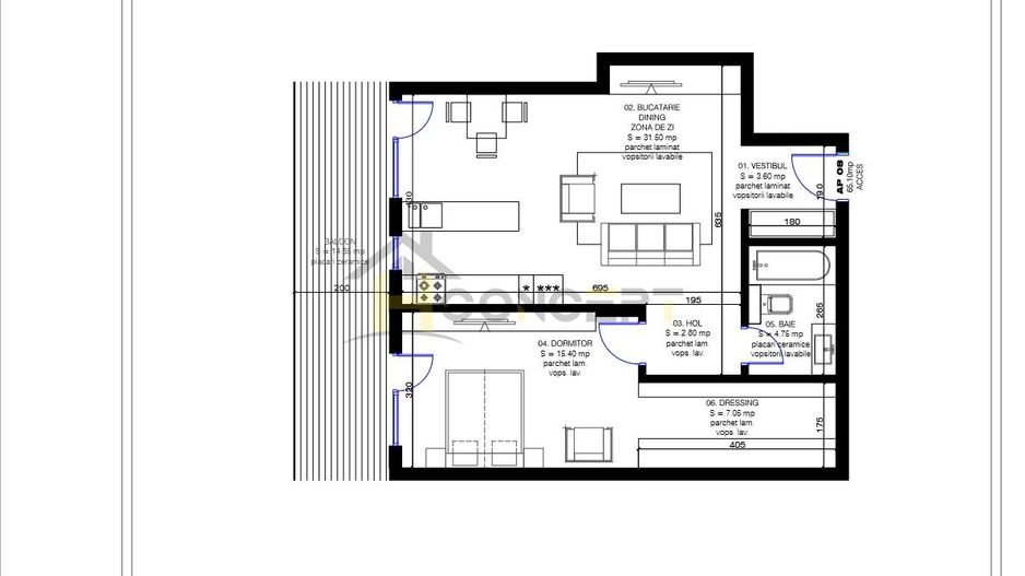 Apartament 2 camere, Erou Iancu Nicolae, parcare subterana - Poză 10
