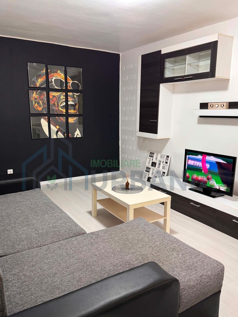 Apartament 2 camere decomandat, 50 mp, Dacia, bloc 1980, parter – mobilat, utilat - Poză 1