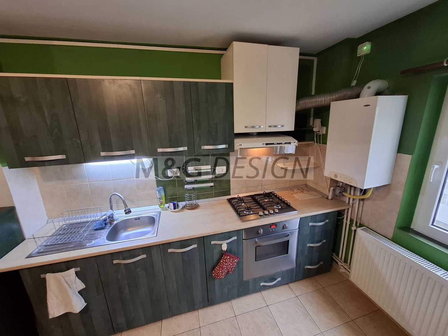 4camere decomandat, 2 bai, CENTRALA GAZ,CLIMA, Soarelui - Judetean - Poză 3