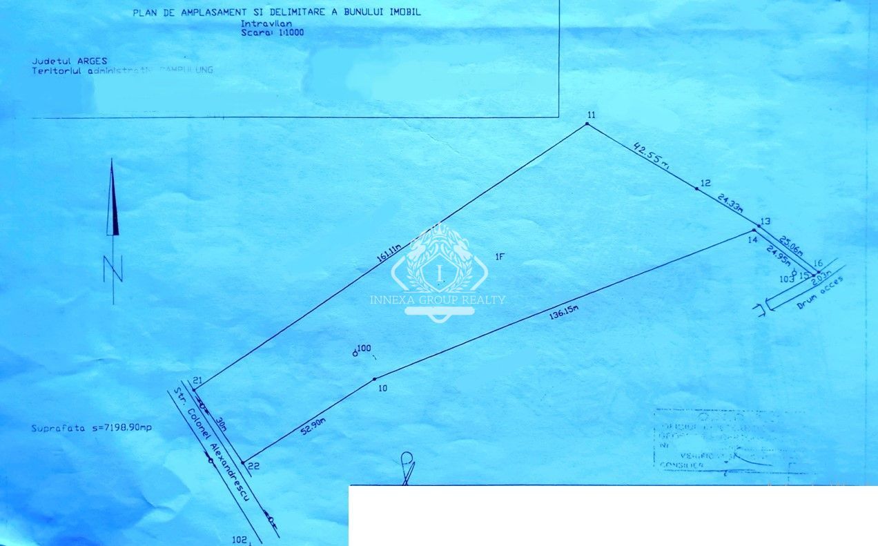 Teren 7199mp Intravilan cu Vedere Panoramica Superbă, Ideal Investitie - Schiță 25
