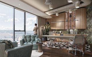 Spatiu birouri  1320 m2 finisat Europa - Poză 11