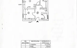 VANZARE 2 CAMERE DECOMANDAT | MOBILAT UTILAT | KOGALNICEANU - Schiță 11