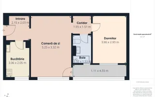 Apartament 2 camere | Bd. Tineretului | Parter cu terasă închisă - Poză 16