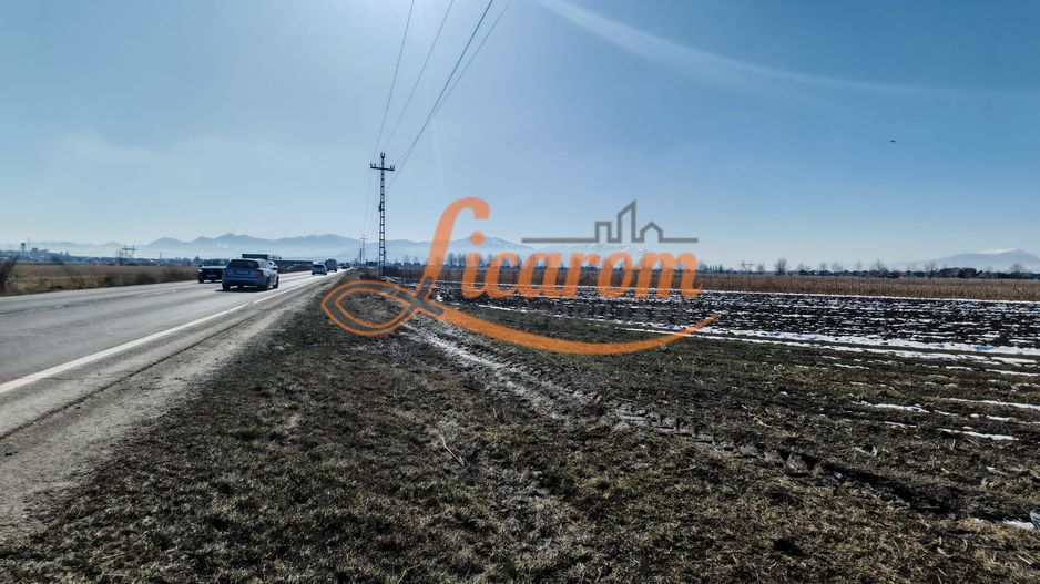 Teren Stupini Calea Feldioarei 11800 mp,25 euro/mp, front asfalt-DN13 - Poză 6