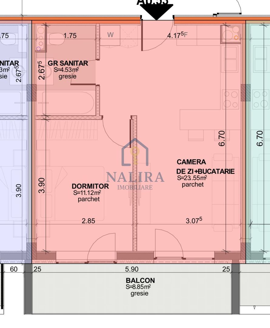 Vanzare apartament - 2 camere - bloc nou Margeanului - Poză 2