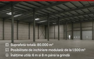 Chirie Spatii industriale 1500-80000 m² - Poză 4