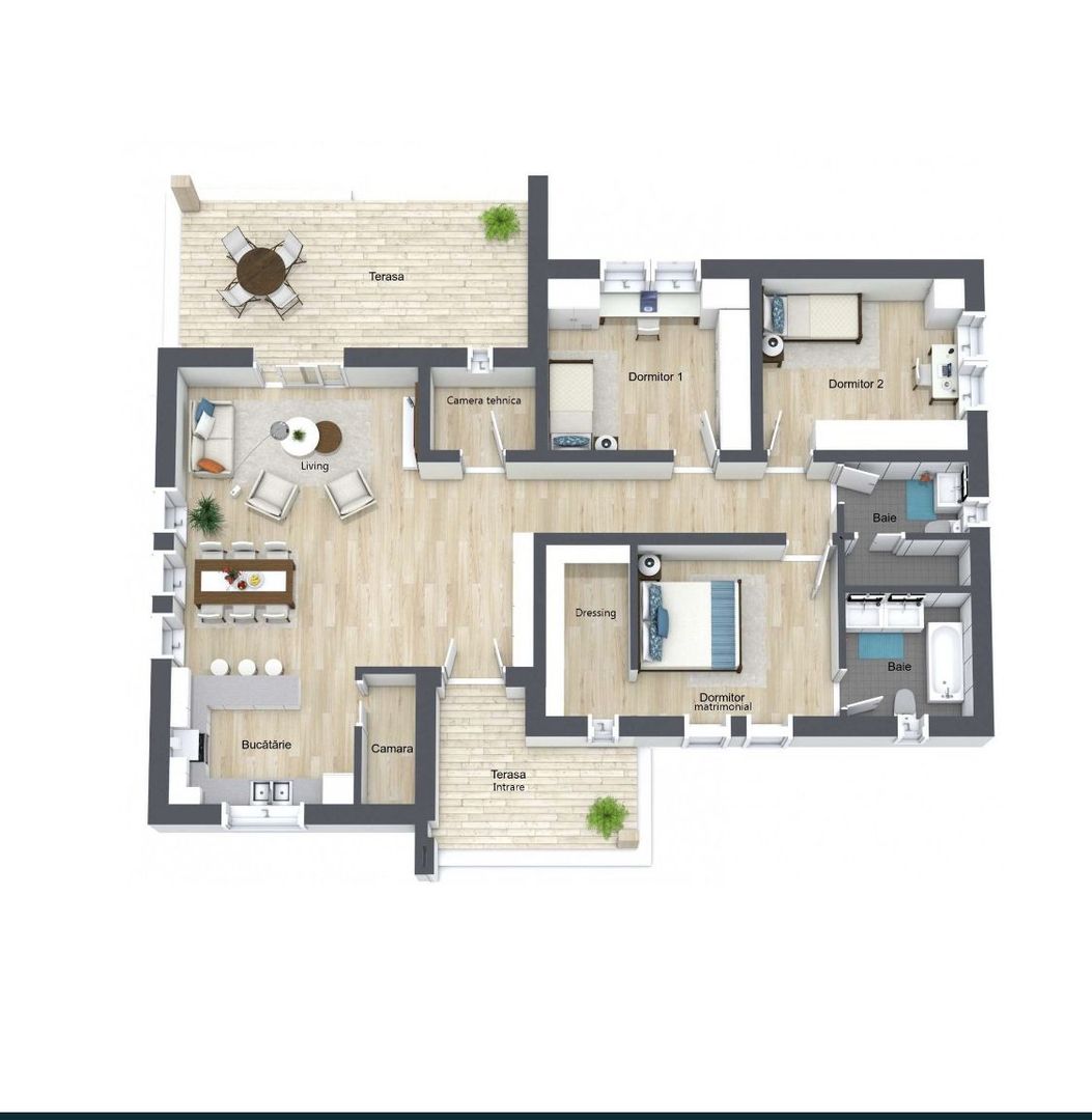 BRASADAS vinde casa noua cu 3 cam 120 mp. teren 700 mp in Paulesti. - Poză 4