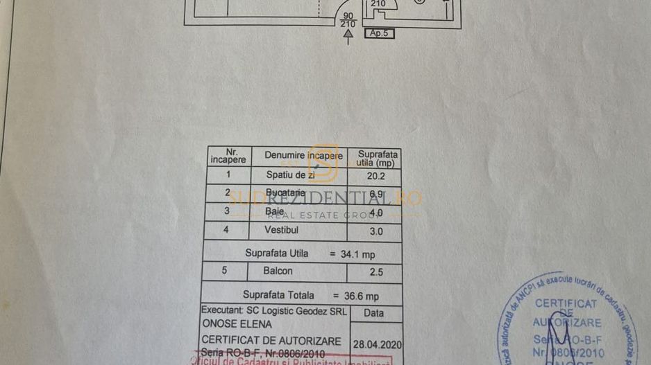 Garsonieră decomandată cu balcon, complet mobilată și utilată - Poză 8