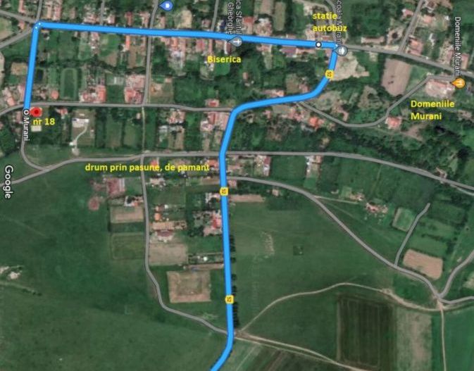 Teren intravilan 1.584 mp | 2 fronturi stradale | Murani | Comision 0% - Poză 14