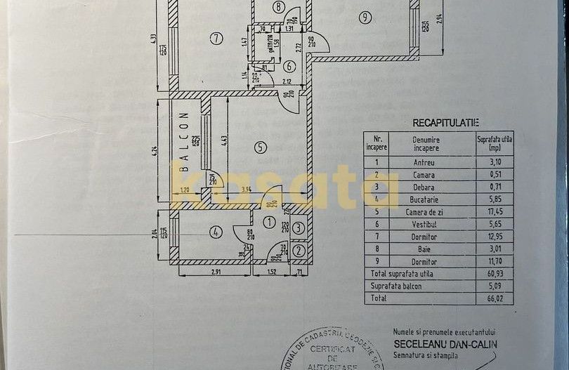 OPORTUNITATE | APARTAMENT 3 CAMERE | OBOR | MOBILAT MODERN - Poză 13