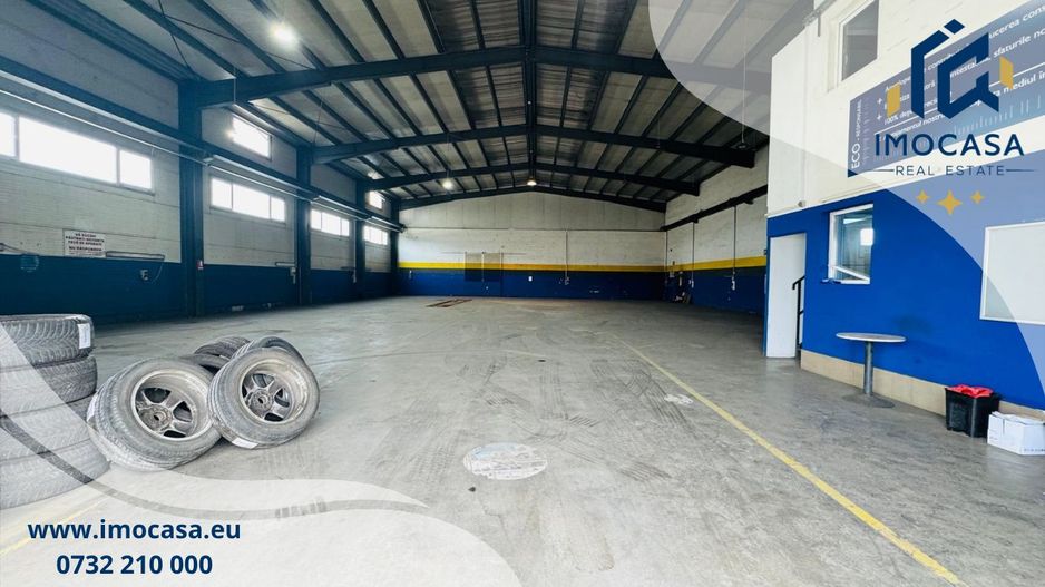 Hala de inchiriat atelier/depozit Micalaca Acces Tir 600+600 M.P. - Poză 1