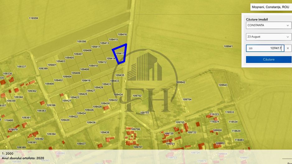 Teren intravilan de vanzare Mosneni, 23 August - Poză 1