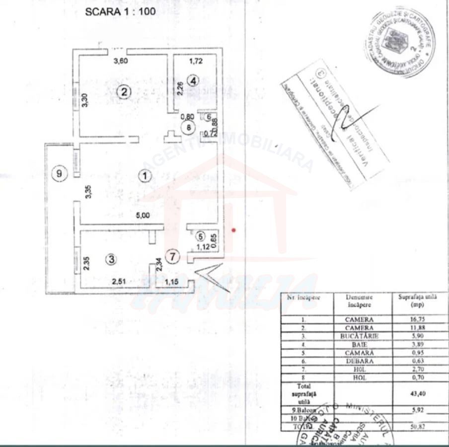 Apartament 2 camere semidecomandat – Parter – Mazepa 1 - Poză 5