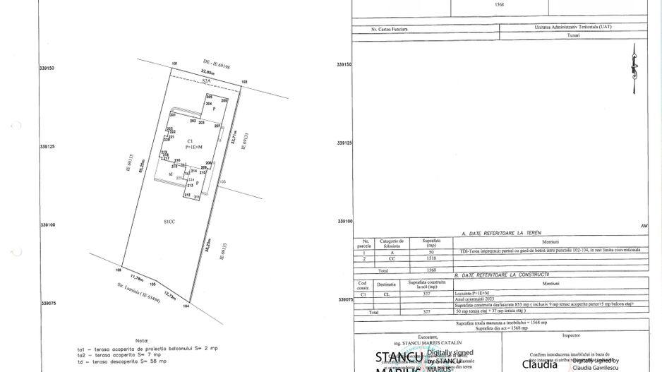 Vila Deosebita la Marginea Padurii Tunari | 548mp Utili |Teren 1.568mp - Schiță 18