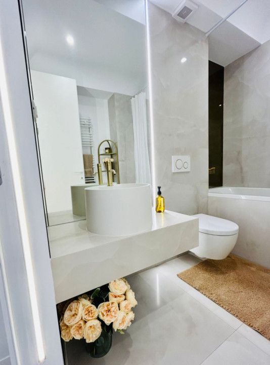 Apartament 2 Camere - Chirie – Mobilat Designer - Luminos - Poză 15